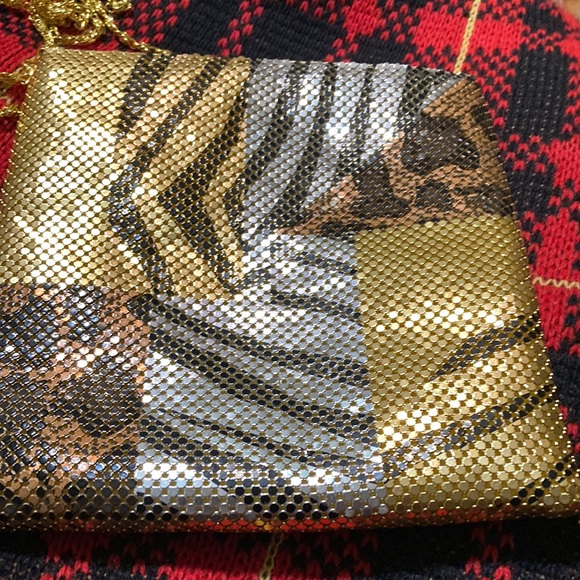 Gold and Silver Mesh Patchwork Bag - Picture 3 of 6